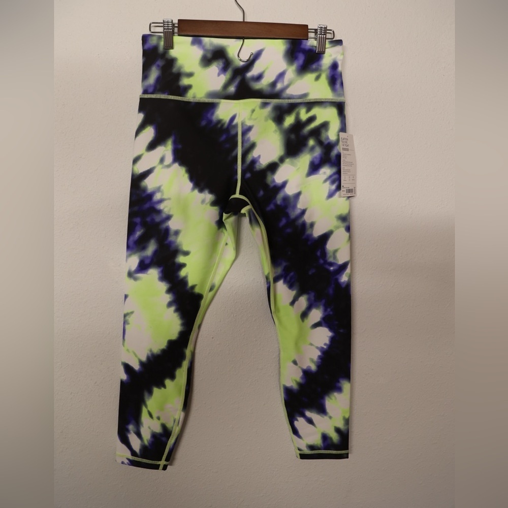Athleta Elation 7/8 Tight Tie Dye Ultra High Rise NWT Size M PowerLift Leggings - Picture 1 of 7
